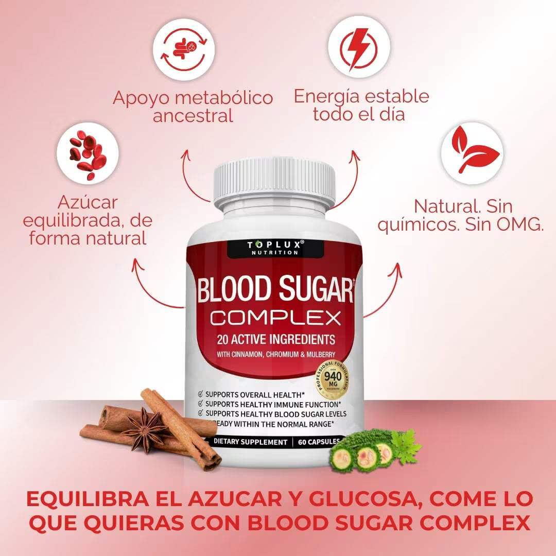 BloodSugar™ Complex l Estabiliza el azúcar en sangre