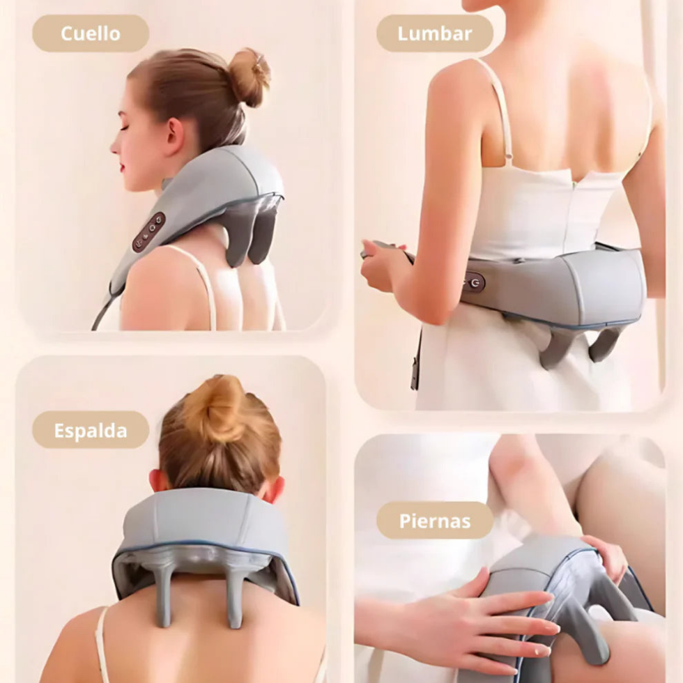 EVOMASSAGE | Masajeador cuello y espalda con calor