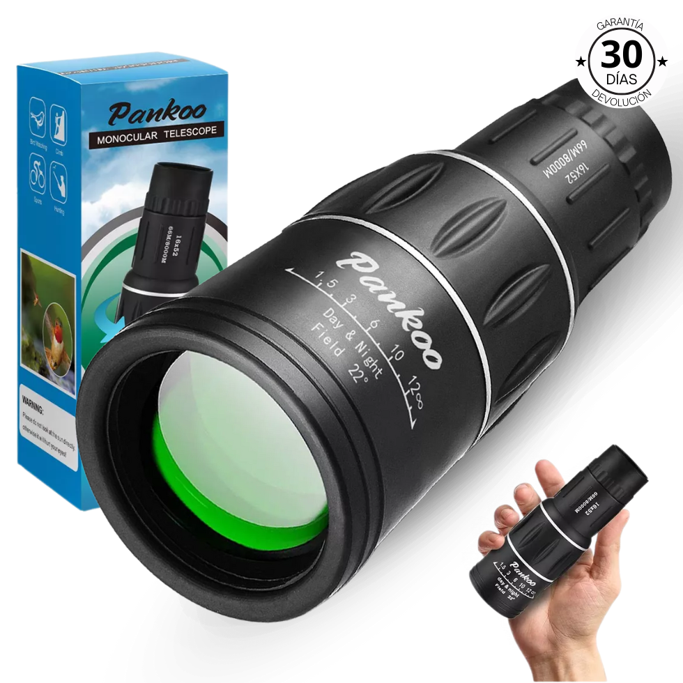 PANKOO™ | TELESCOPIO MONOCULAR PORTÁTIL ALTA POTENCIA