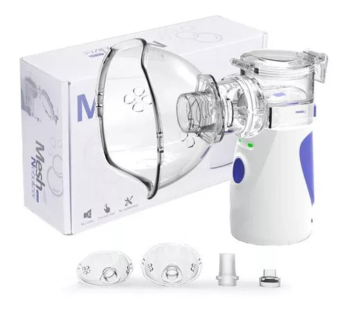 ¡Nebulizador Portátil Mesh 2.0: Respiración Fácil en Cualquier Lugar!