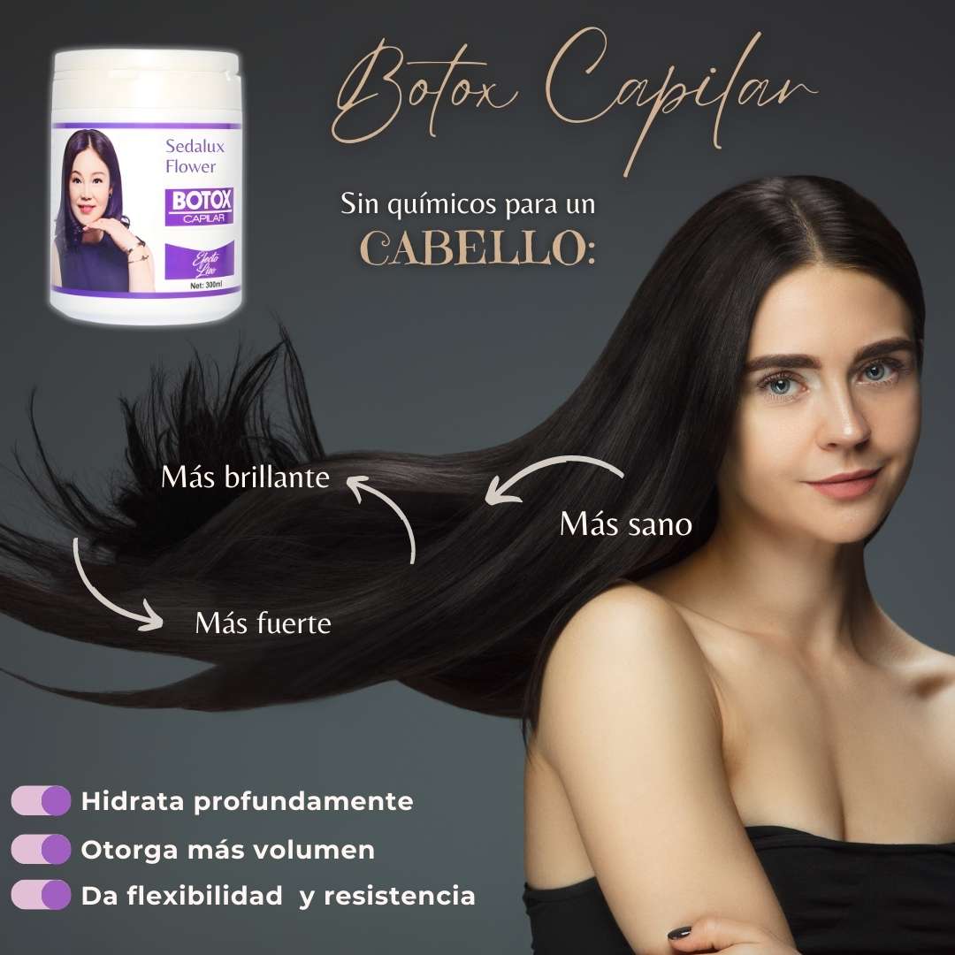 SedaLuxFlower | Botox Capilar 🎁 SOLO POR HOY 2X1 🎁