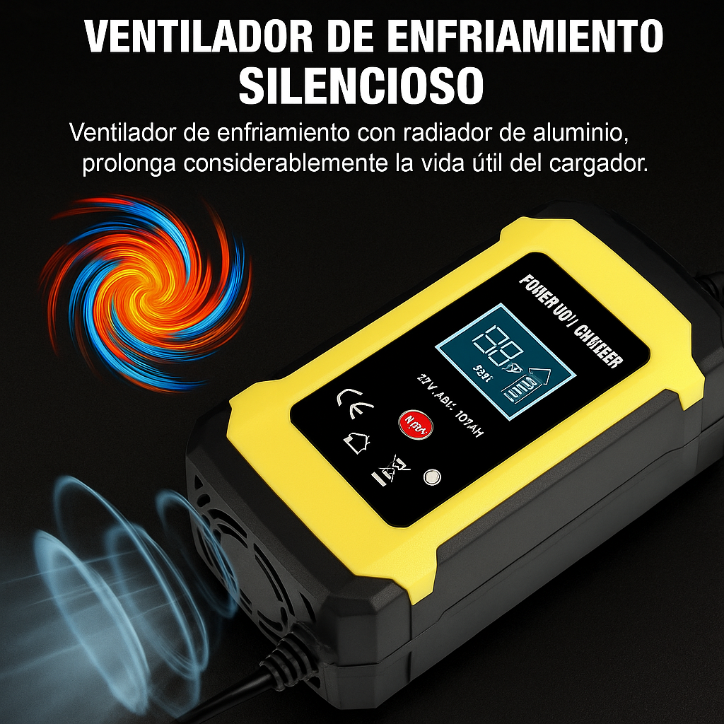 PowerVolt©- Carga Inteligente y Segura para tu Batería