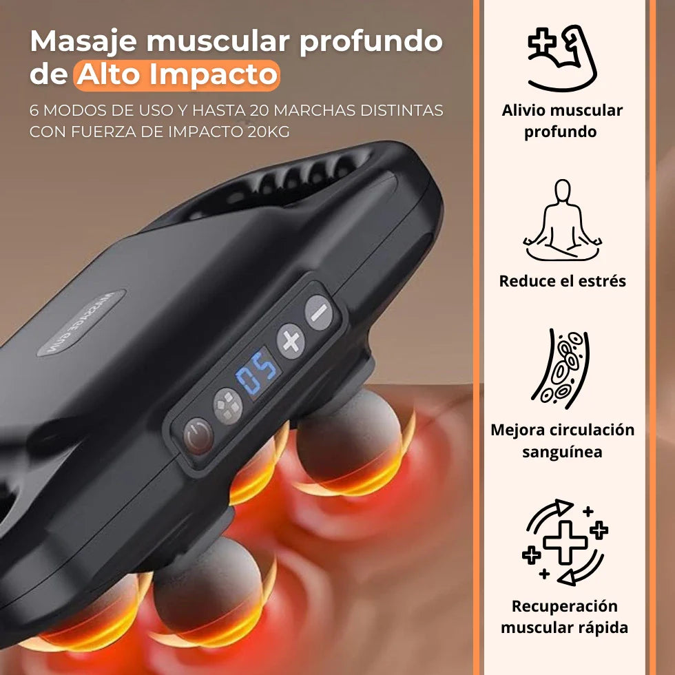MASAJEADOR MUSCULAR + ALFOMBRA DE ELECTROESTIMULACIÓN