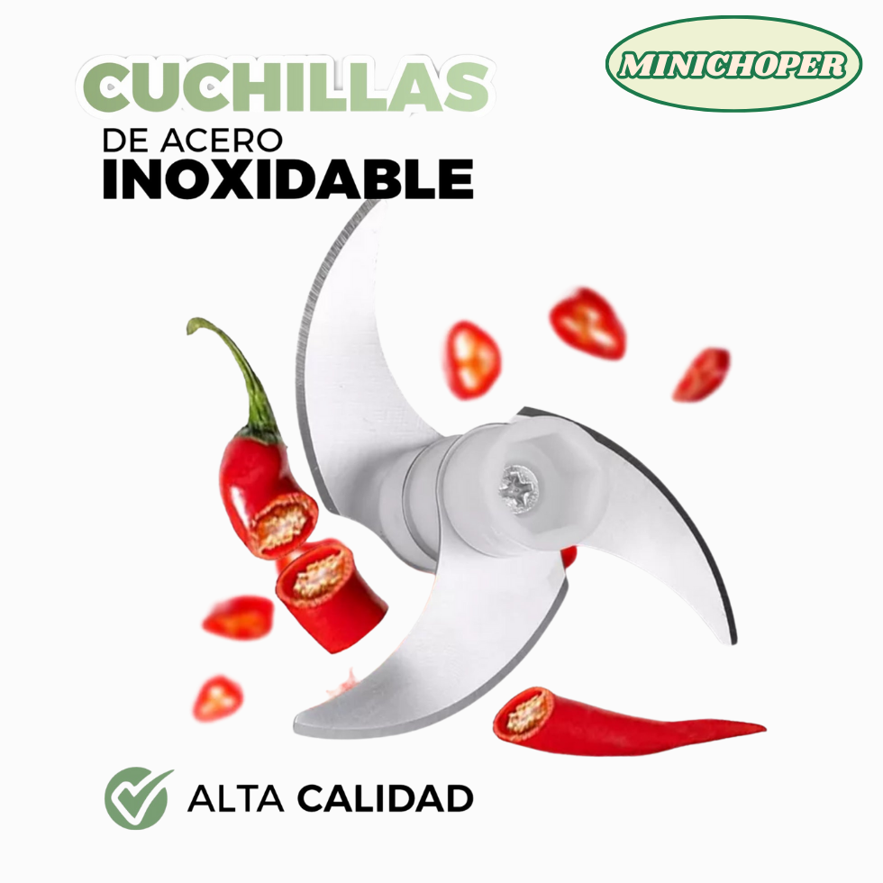 MINICHOPER | Cortador Portátil 4 EN 1