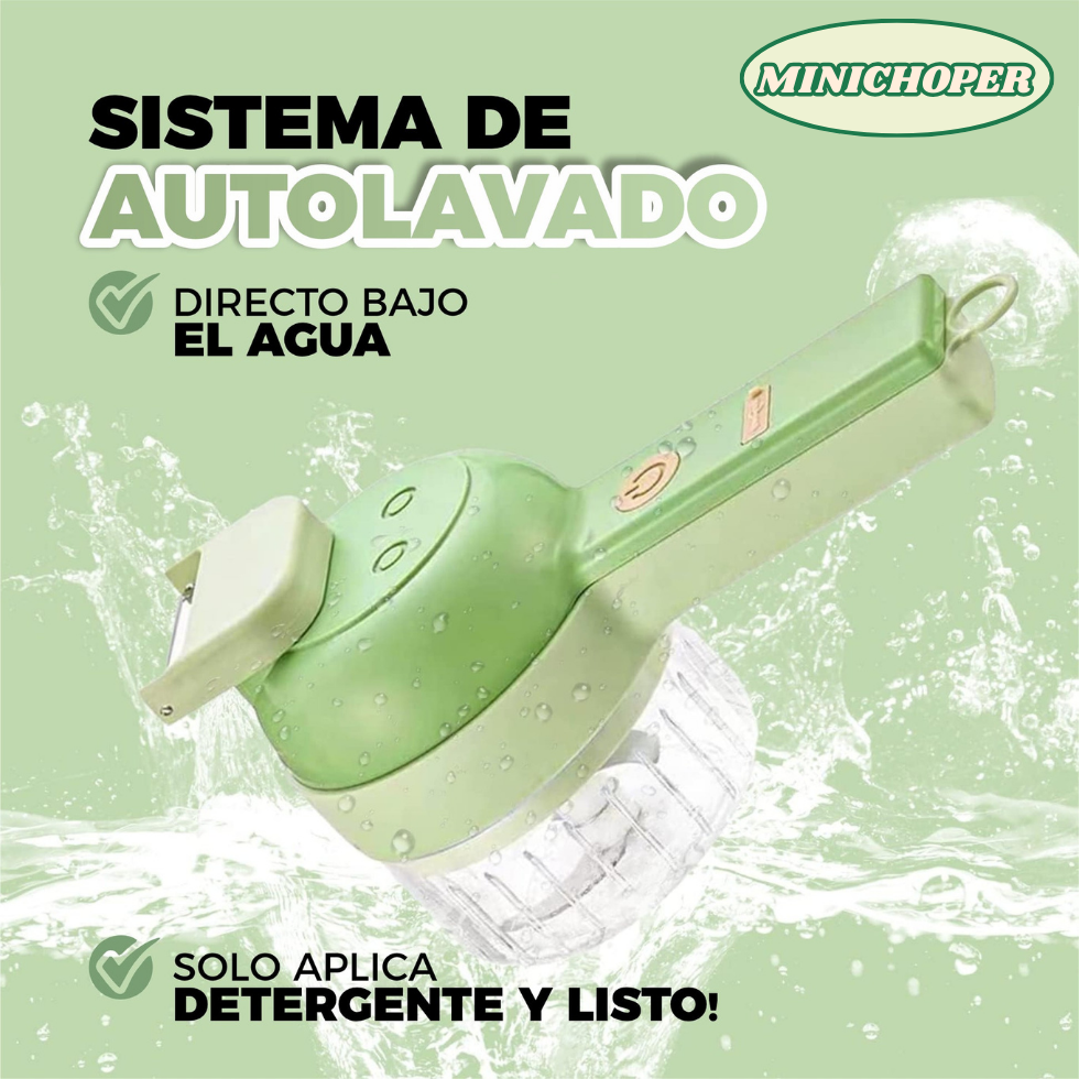 MINICHOPER | Cortador Portátil 4 EN 1