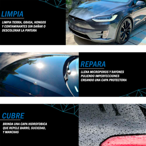 AUTOPOWER™ | SPRAY RECUBRIMIENTO CERÁMICO 3 EN 1