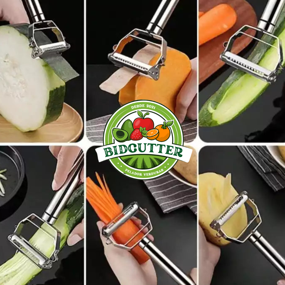 1+1 GRATIS | PELADOR MULTIFUNCIONAL DE ACERO INOXIDABLE - BIDCUTTER™