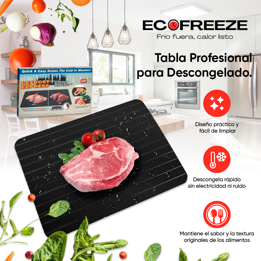 Tabla Profesional para Descongelado Instantáneo - ECOFREEZE