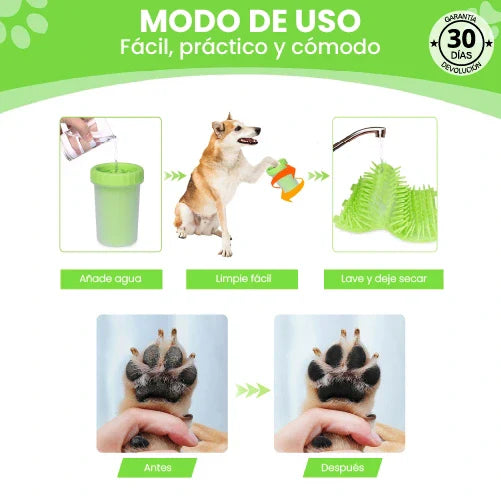 PETCLEANER | LIMPIADOR AUTOMÁTICO DE PATAS PARA PERRO