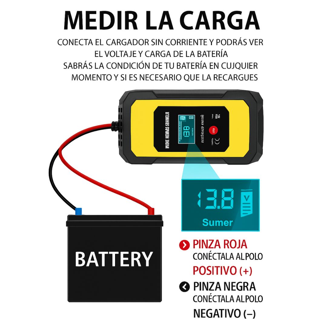 PowerVolt©- Carga Inteligente y Segura para tu Batería