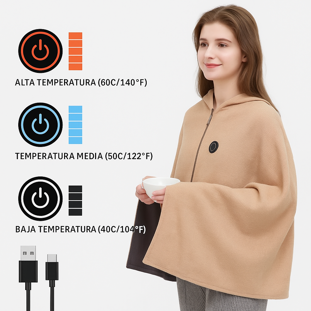 ThermaGo© – Manta Cálida Inteligente y Portátil