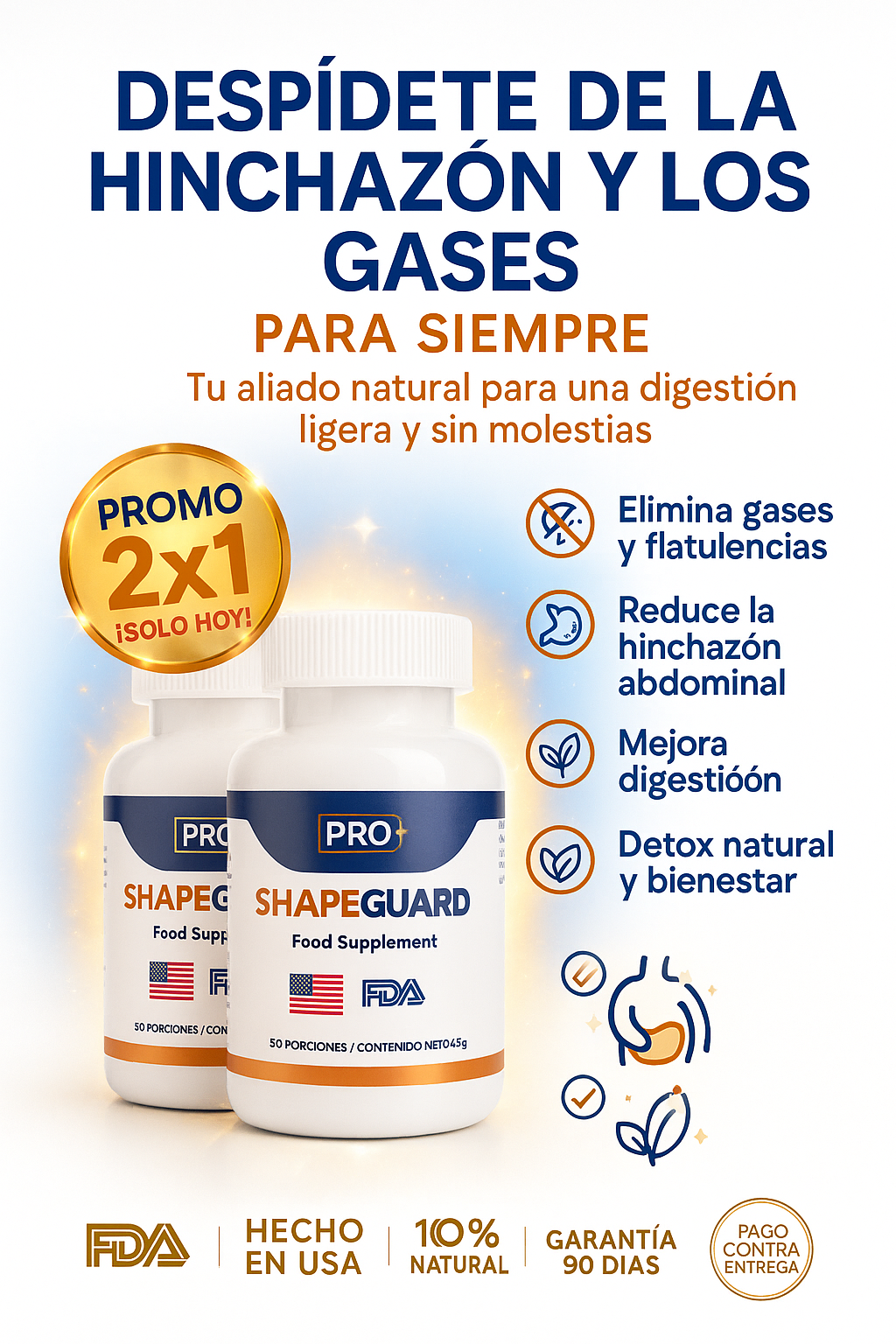 PROSHAPEGUARD 💊Elimina toxinas acomuladas en tu cuerpo 👩🏼⚕️ 🎁 SOLO POR HOY 2X1 🎁