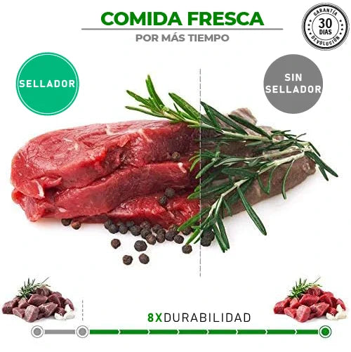AIRVACUUM | SELLADOR AL VACIO DE ALIMENTOS + 10 BOLSAS GRATIS