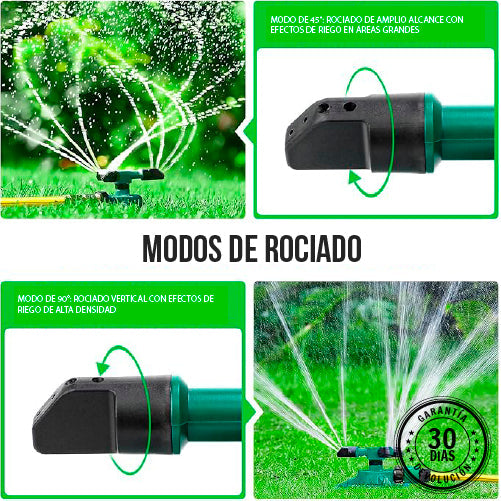 HydroNova | Rociador de Agua Eléctrico Giratorio 360°