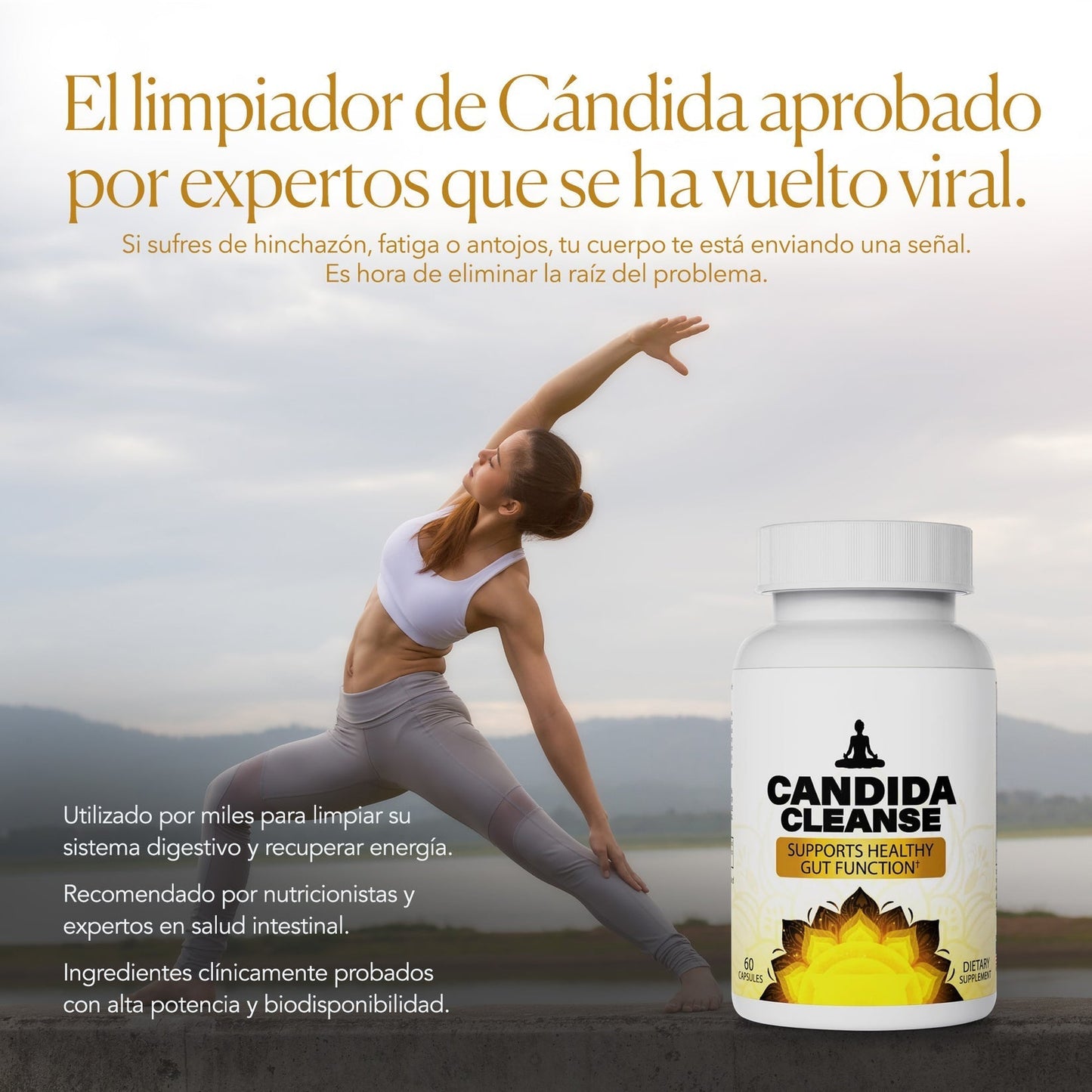 Candida Cleanse® Reducen antojos, hinchazón y fatiga | FORMULA ORIGINAL 🇺🇸