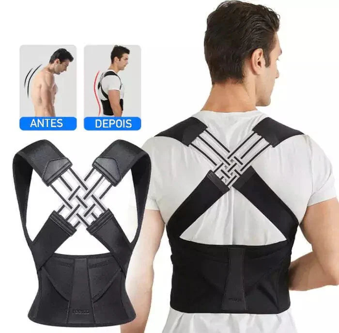 CORRECTOR DE POSTURA ORTOPÉDICO E LUMBAR 2 EN 1