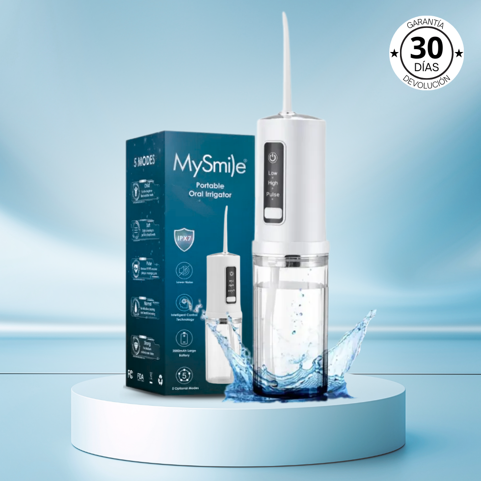 MYSMILE™ - Irrigador bucal portátil recargable