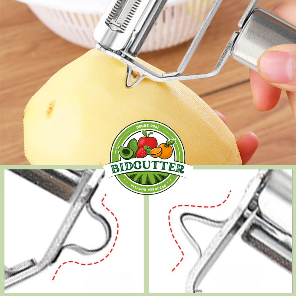 1+1 GRATIS | PELADOR MULTIFUNCIONAL DE ACERO INOXIDABLE - BIDCUTTER™
