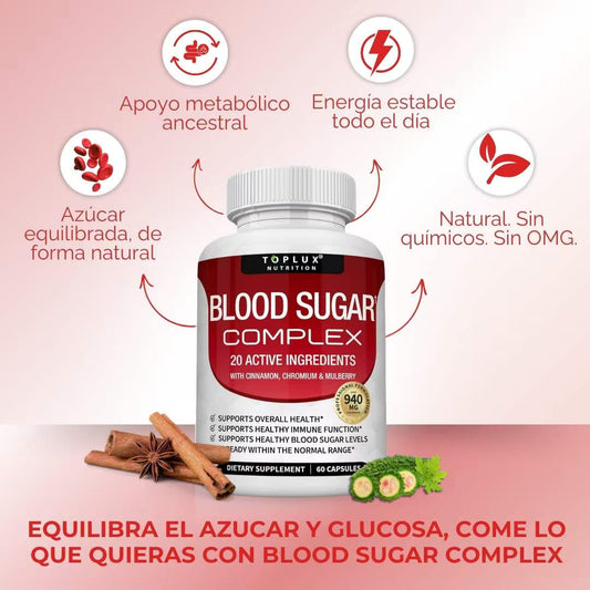 BloodSugar™ Complex l  Estabiliza el azúcar en sangre