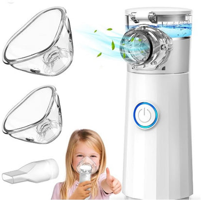 ¡Nebulizador Portátil Mesh 2.0: Respiración Fácil en Cualquier Lugar!