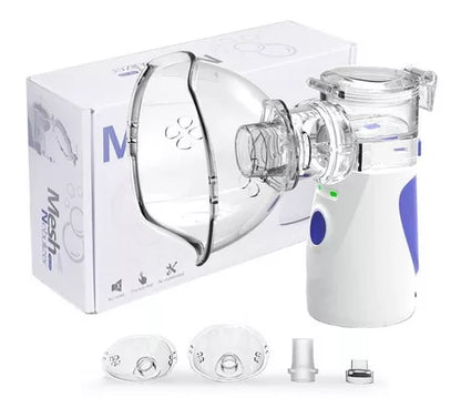 ¡Nebulizador Portátil Mesh 2.0: Respiración Fácil en Cualquier Lugar!