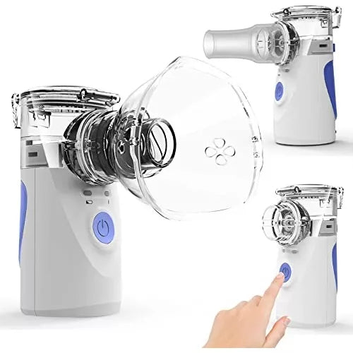 ¡Nebulizador Portátil Mesh 2.0: Respiración Fácil en Cualquier Lugar!