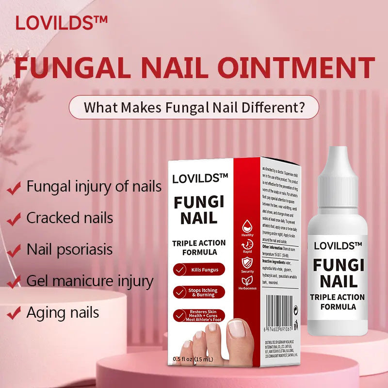 LOVIDS™ Toenail Fungus Treatment | Triple-Action Repair Formula-Plant-Based Formula | FDA-Registered