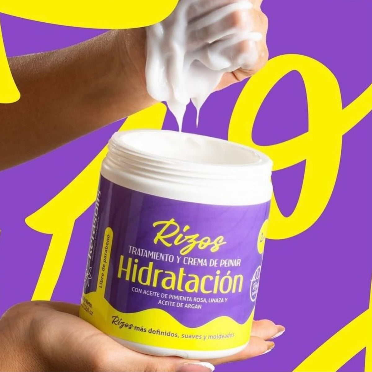Kerasolis - Crema De Peinar Para Rizos - Oferta 2x1 Solo Por Este Mes