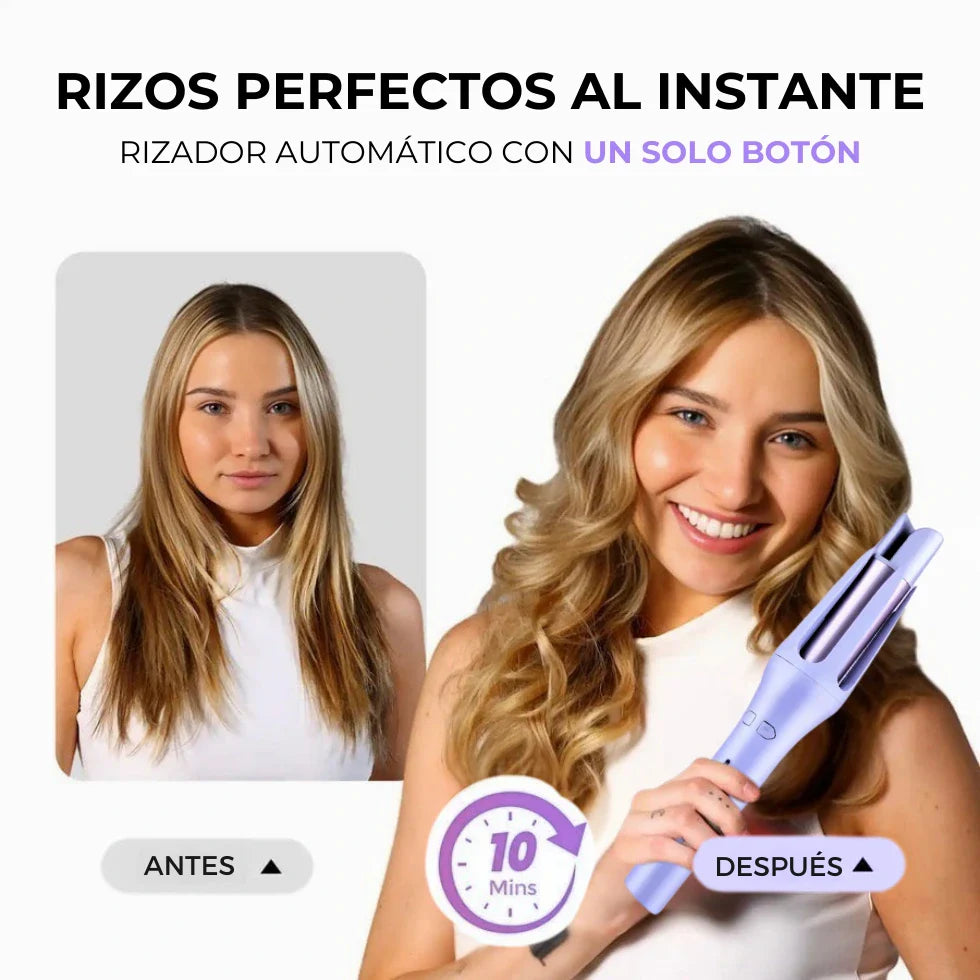 BEWAVE | RIZADOR AUTOMATICO + SPRAY BRILLO CAPILAR GRATIS