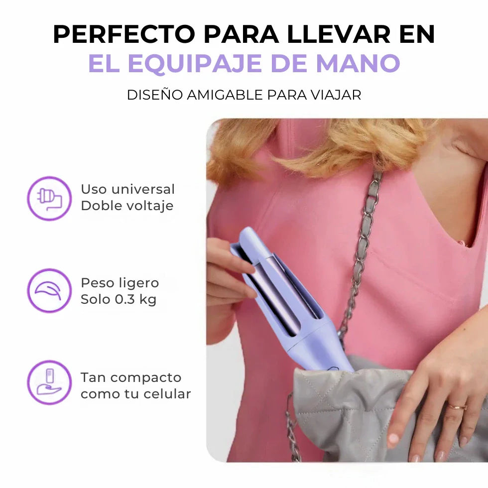 BEWAVE | RIZADOR AUTOMATICO + SPRAY BRILLO CAPILAR GRATIS