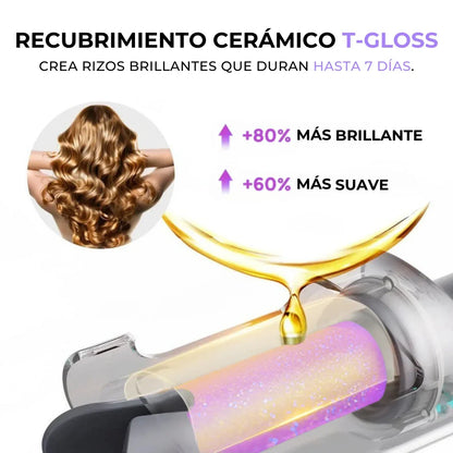 BEWAVE | RIZADOR AUTOMATICO + SPRAY BRILLO CAPILAR GRATIS