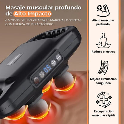 MASAJEADOR MUSCULAR + ALFOMBRA DE ELECTROESTIMULACIÓN