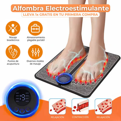 MASAJEADOR MUSCULAR + ALFOMBRA DE ELECTROESTIMULACIÓN