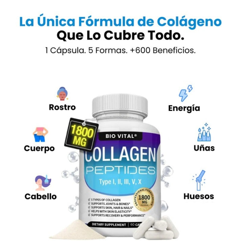 Bio Vital Colágeno de Alta Pureza Anti-Edad - OFERTA 2X1
