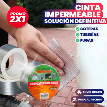 CINTA IMPERMEABLE 2X1™ | REPARA FUGAS AL INSTANTE
