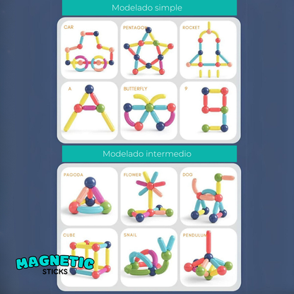 MAGNETIC STICK® | Bloques de construcción magnéticos