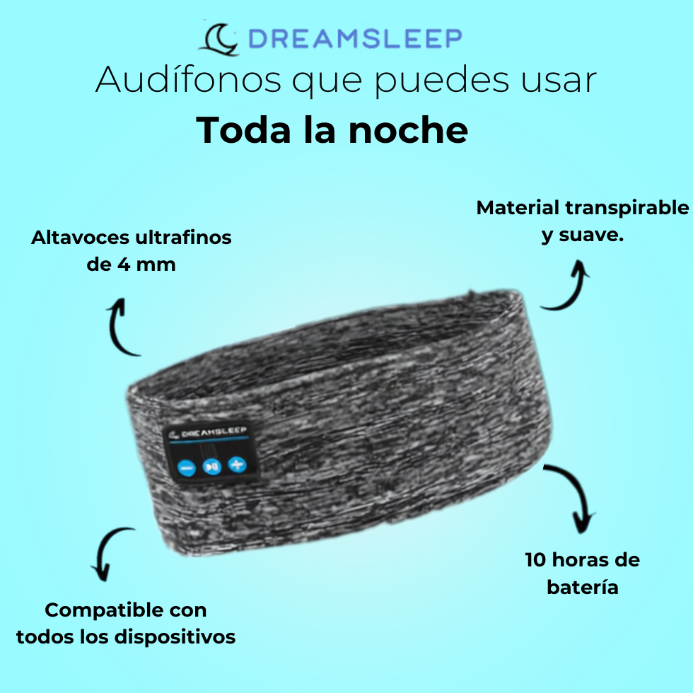 DREAMSLEEP® Audífonos Bluetooth para dormir