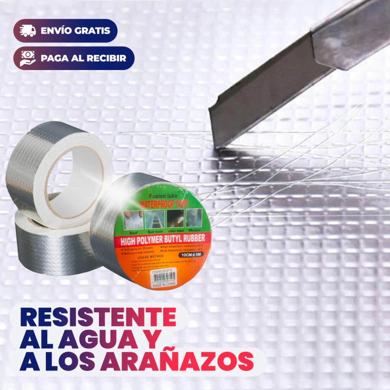 CINTA IMPERMEABLE 2X1™ | REPARA FUGAS AL INSTANTE