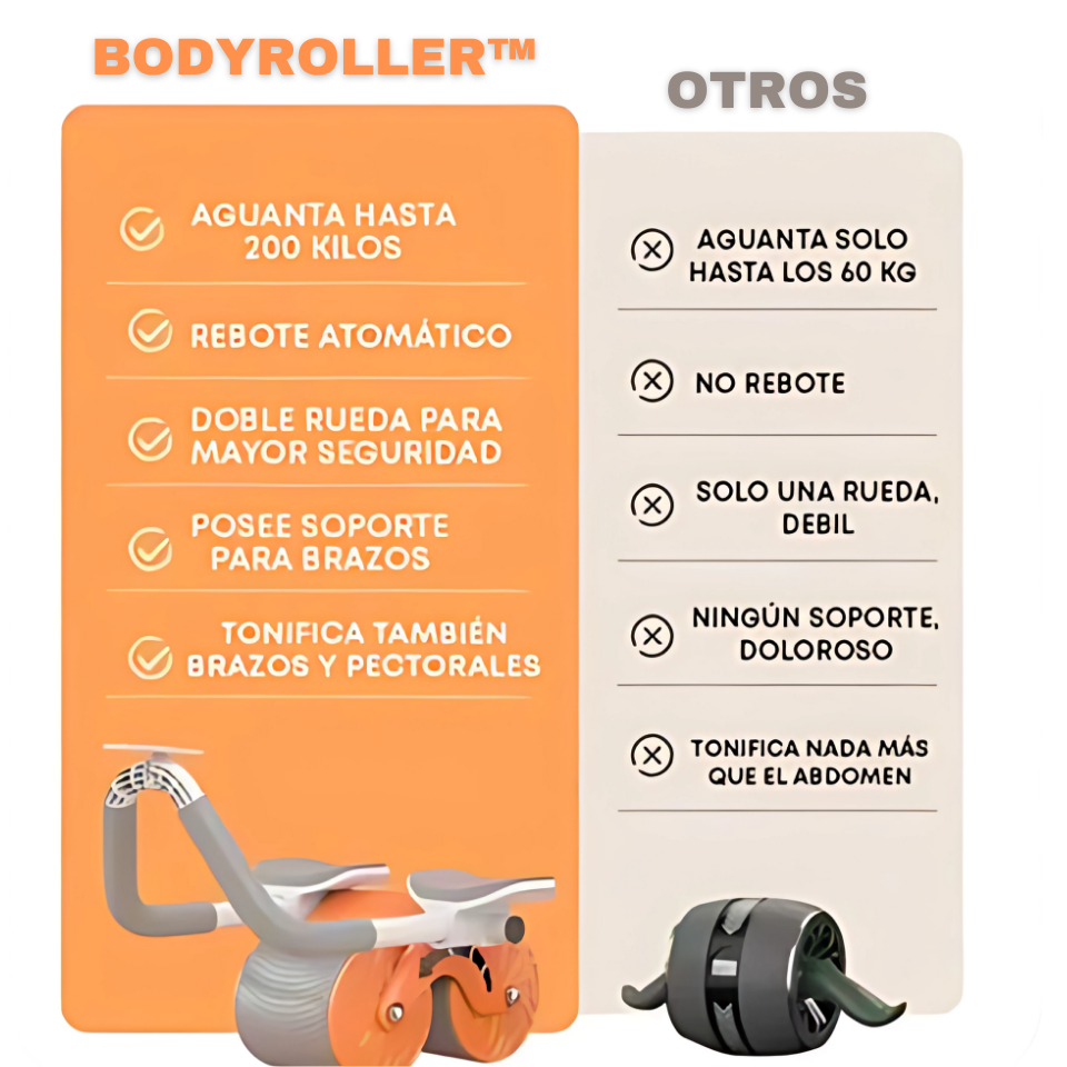 BODYROLLER™ | RUEDA ABDOMINAL REBOTE AUTOMÁTICO