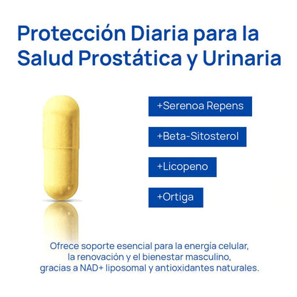 HOY 2X1 🔥 | Selerb NAD+ Suplemento para Hombres - Soporte de Energía, Circulación y Próstata