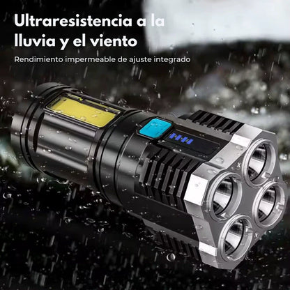 1+1 GRATIS | Linterna LED Militar Ultrabrillante para emergencias - TITANFORCE™