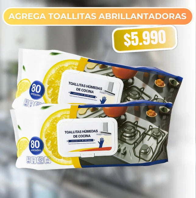 TOALLITAS ABRILLANTADOR DE COCINAS