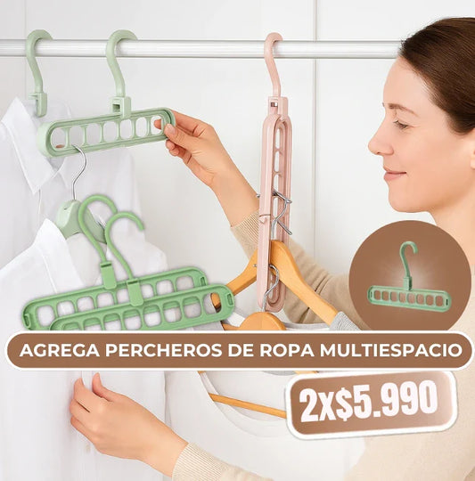 PERCHERO DE ROPA MULTI ESPACIO AHORRADOR