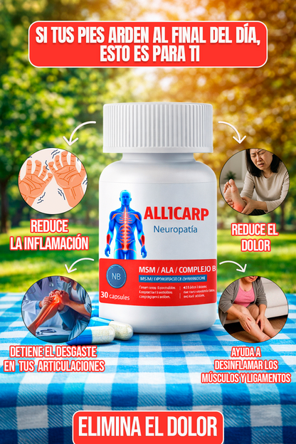 SOLO POR HOY 2X1 | ALLICARP -  Suplemento y Apoyo a la salud de los nervios