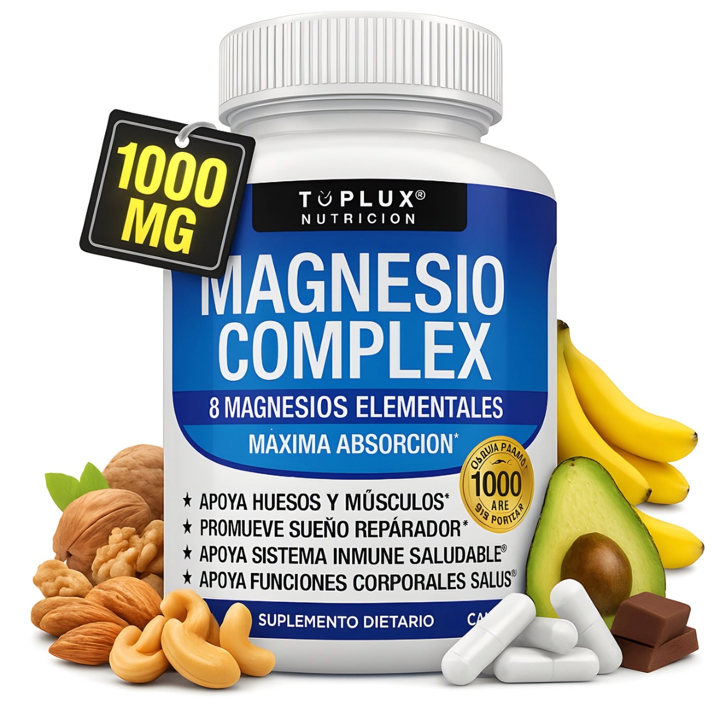 Magnesio Complex - XL 60 capsulas de Blandas 🎁 ESPECIAL CYBER DAYS 2x1  🎁