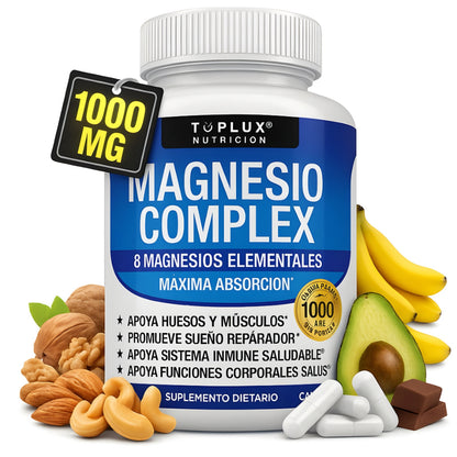 Magnesio Complex - XL 60 capsulas de Blandas 🎁 ESPECIAL CYBER DAYS 2x1  🎁