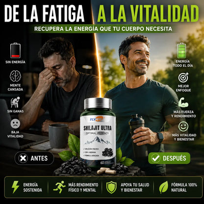 Shilajit Ultra Potencia Óptima MAXIMA VITALIDAD