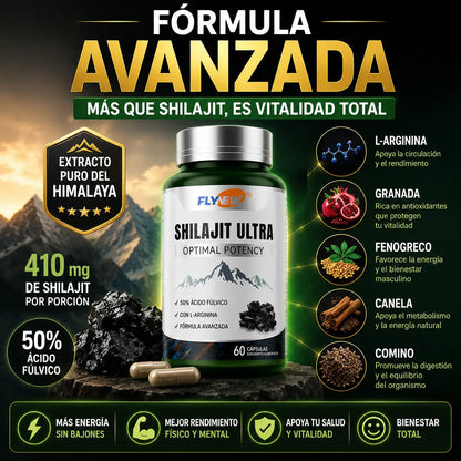 Shilajit Ultra Potencia Óptima MAXIMA VITALIDAD