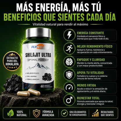 Shilajit Ultra Potencia Óptima MAXIMA VITALIDAD