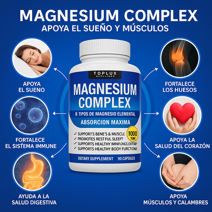 Magnesio Complex - XL 60 capsulas de Blandas 🎁 ESPECIAL CYBER DAYS 2x1  🎁